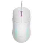 Rato Óptico Mars Gaming MMPRO RGB 32000DPI Branco