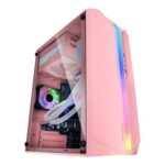 Caixa Mars Gaming MCS1P ARGB Rosa (Micro-ATX) (Acrilico) - Image 2