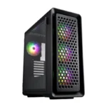 Caixa E-ATX FSP CUT593A 4x Ventoinhas 140mm Preta