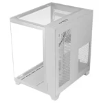 Caixa Micro-ATX Mars Gaming MC-3CM  Vidro Temperado Triplo e Duas Câmaras Branca - Image 4