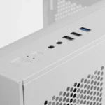 Caixa Micro-ATX Mars Gaming MC-3CM  Vidro Temperado Triplo e Duas Câmaras Branca - Image 3