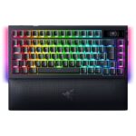 Teclado Mecânico Razer BlackWidow V4 Pro 75% US RGB Wireless/Bluetooth Tactile Switch Preto