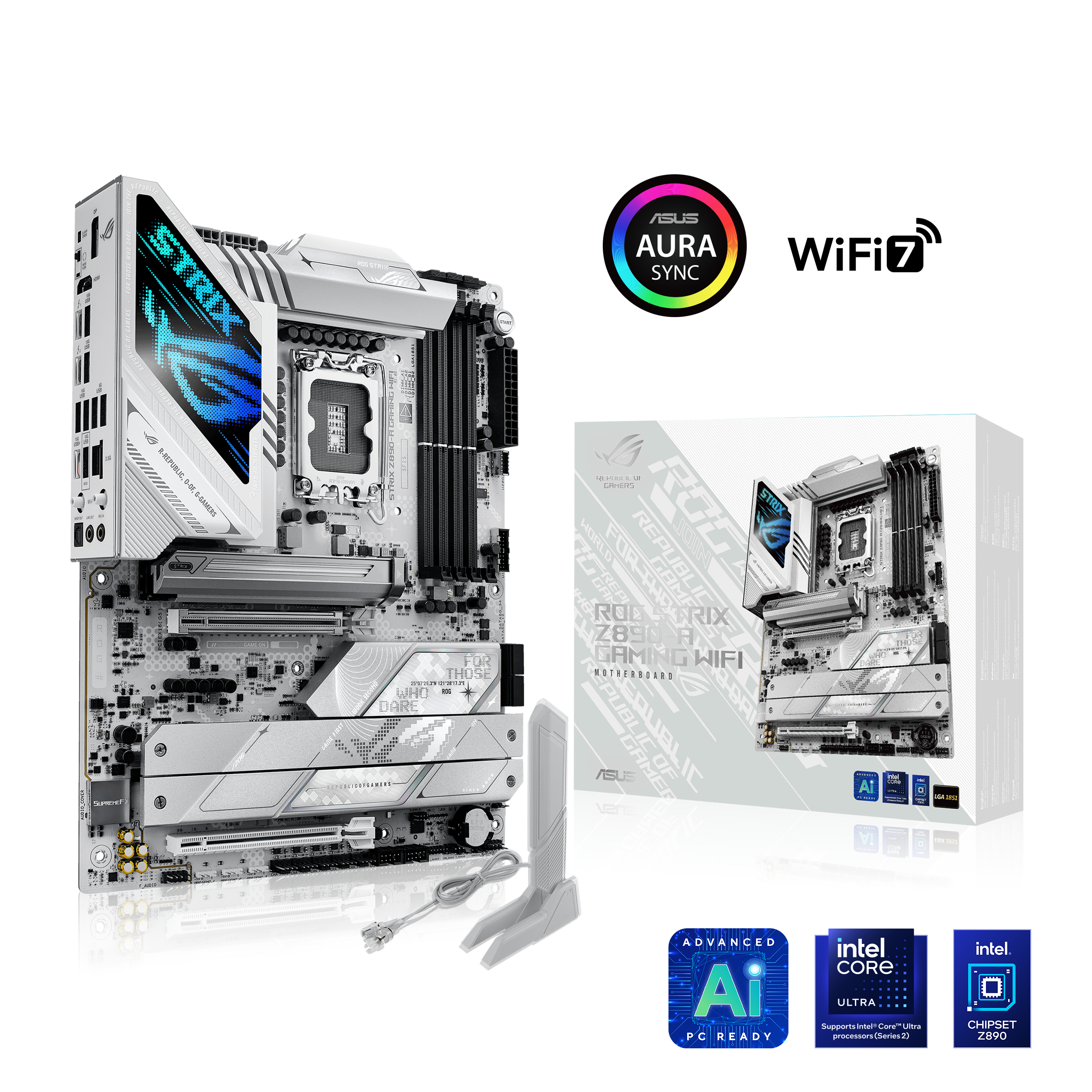Z890-A.MAIN(AI LOGO) Motherboard ASUS ROG STRIX Z890-A GAMING WIFI DDR5 - Image 1