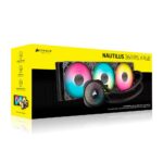 Water Cooler CPU Corsair Nautilus 360 RS ARGB 360mm Preto - Image 8
