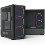 Caixa ATX Montech SKY TWO GX Vidro Preta - Image 5