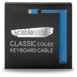 Cabo Coiled CableMod Classic para Teclado USB A - USB Type C, 150cm - Spectrum Blue - Image 2