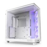 Caixa ATX NZXT H6 Flow RGB Vidro Temperado Branca