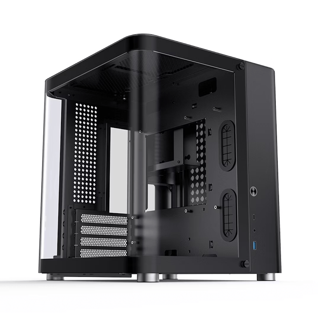 6970620552743 Caixa Micro-ATX Jonsbo TK-1 2.0 Vidro Temperado Preto - Image 1