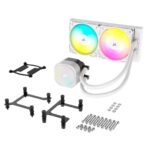 Water Cooler CPU Corsair Nautilus 240 RS ARGB 240mm Branco - Image 2