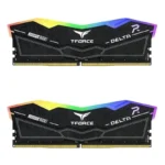 Memória Ram Team Group Kit 32GB (2 x 16GB) DDR5 7200MHz Delta RGB Preto CL34