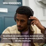 Headphones Sony WH-1000XM5 Bluetooth ANC NFC Pretos - Image 9