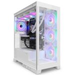 Caixa ATX Zolyd Vexora Tempered Glass ARGB Branca - Image 3