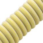 Cabo Coiled CableMod Pro para Teclado USB A - USB Type C, 150cm - Lemon Ice - Image 4
