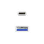 Cabo USB 3.1 Gen2 Nanocable 10Gbps 3A USB-C/M - A/M 1 M Branco - Image 3