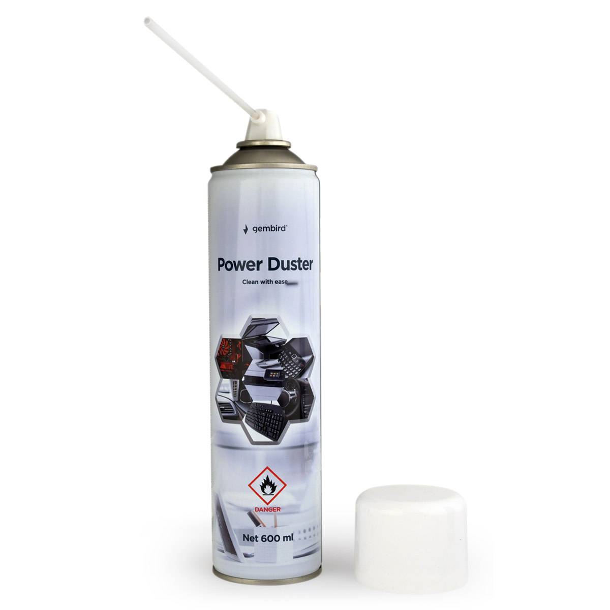CK-CAD-FL600-01 Spray Eliminador de pó Gembird 600ml - Image 1