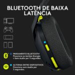 Headset Logitech G435 Lightspeed Wireless Gaming Preto - Image 5