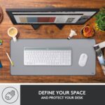 Tapete de Rato (Mousepad) Logitech Desk Mat Studio Series Mid Grey - Image 5