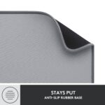 Tapete de Rato (Mousepad) Logitech Desk Mat Studio Series Mid Grey - Image 3