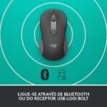 Rato Óptico Logitech Signature M650 Wireless/Bluetooth 2000DPI Graphite - Image 3