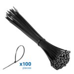 Braçadeiras de Nylon Ewent EW1564 200x2.5mm Preta