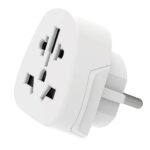 Adaptador de Viagem Ewent EW1480 Universal de UK/USA/AUS para Europa (Schuko) Branco