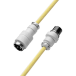 Cabo Coiled CableMod Pro para Teclado USB A - USB Type C, 150cm - Lemon Ice - Image 2