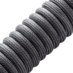 Cabo Coiled CableMod Pro para Teclado USB A - USB Type C, 150cm - Carbon Grey - Image 4