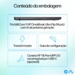 Portátil 2 em 1 HP Omnibook Ultra Flip 14-fh0005np 14" 2.8K Touch Ultra 7 256V 16GB 1TB W11H - Image 11