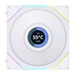 Ventoinha Lian Li UNI TL LCD Series Branco 120mm