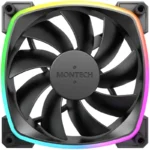 Ventoinha Montech AX120 PWM ARGB PWM 120mm Preto (Pack 3) - Image 3