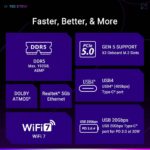 Motherboard ATX Asus ROG Strix B850-E Gaming WiFi SktAM5 - Image 4