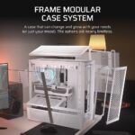 Caixa Extended-ATX Corsair Frame 4000D Vidro Temperado Branca - Image 5