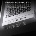 Caixa Extended-ATX Corsair Frame 4000D Vidro Temperado Branca - Image 3