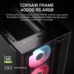 Caixa Extended-ATX Corsair Frame 4000D RS ARGB Vidro Temperado Preta - Image 7