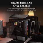 Caixa Extended-ATX Corsair Frame 4000D RS ARGB Vidro Temperado Preta - Image 6