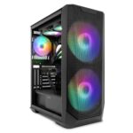 Caixa Extended-ATX Zolyd Lumion Tempered Glass ARGB Preta - Image 4