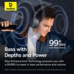 Headphones Baseus Bass 35 Max Wireless Twilight Grey - Image 4