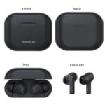 Earbuds Baseus Bowie E17 True Wireless Cluster Black - Image 3