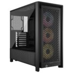Caixa Extended-ATX Corsair Frame 4000D RS ARGB Vidro Temperado Preta - Image 8