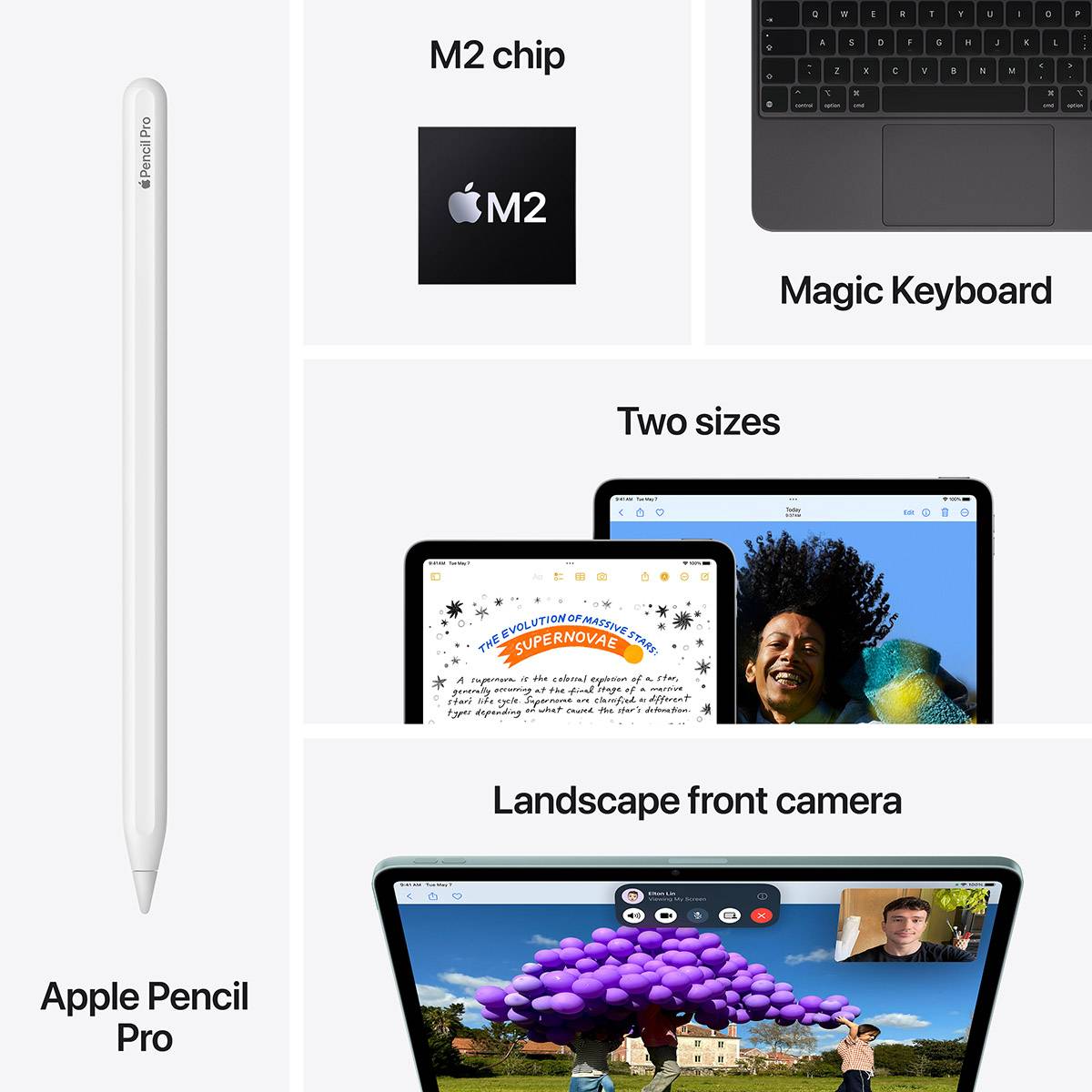 Apple iPad Air (6ª Geração) M2 13" WiFi + Cellular 256GB Cinzento Sideral - Image 3