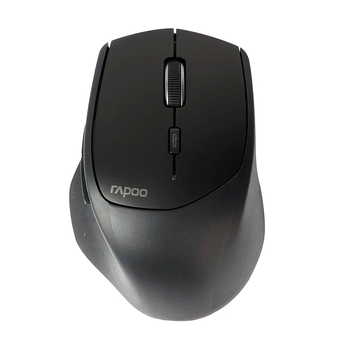 6940056177452 Rato Óptico Rapoo MT550 Multi-mode Wireless 1600DPI Preto - Image 1