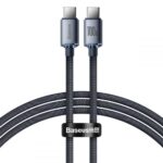 Cabo USB-C Baseus Crystal Shine PD 100W 1.2m Preto
