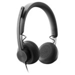 Headset Logitech Zone Wired Teams Certified Stereo Preto - Image 4