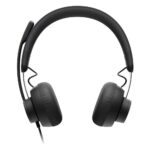 Headset Logitech Zone Wired Teams Certified Stereo Preto - Image 3