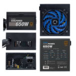Fonte de Alimentação ATX CoolBox CoolPower 650W 80 PLUS Bronze Preto - Image 3