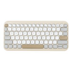 Teclado Asus Marshmallow KW100 Bluetooth Bege (PT)