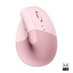 Rato Laser Logitech Lift Vertical Ergonomic Wireless/Bluetooth 4000DPI Rose