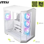 Caixa MSI MAG PANO M100R PZ ARGB Micro-ATX Branca - Image 7