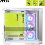 Caixa MSI MAG PANO M100R PZ ARGB Micro-ATX Branca - Image 5