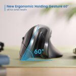 Rato Óptico Ewent EW3154 Ergonomic Vertical Wireless 3200DPI Preto - Image 6